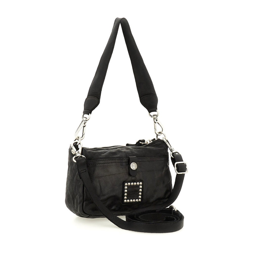Campomaggi Crossbody-väska "TILDE" i svart läder image 3