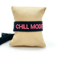 CHILL MODE uttalande armband vävt, broderat image 0