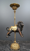 Lion CH Black GL Antique Distress image 0