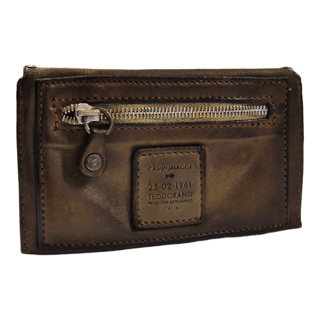 Campomaggi Plånbok. Tobacco Pouch Military Green