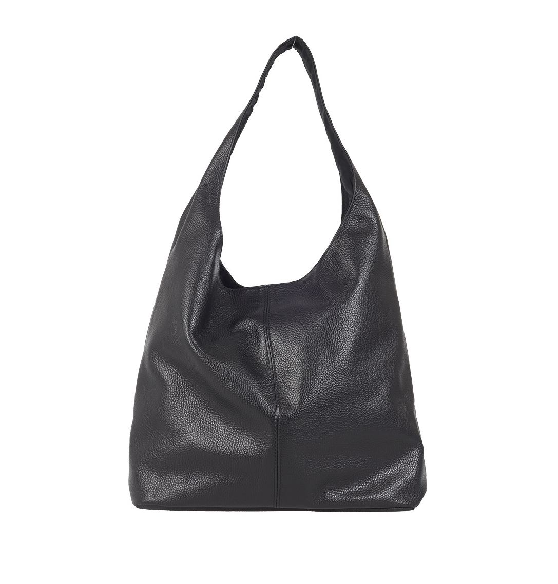 Ulrika Design Shopper, svart skinn image 0