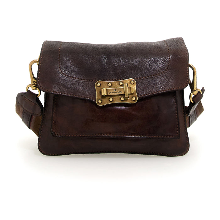 AGNESE crossbody väska i läder image 4