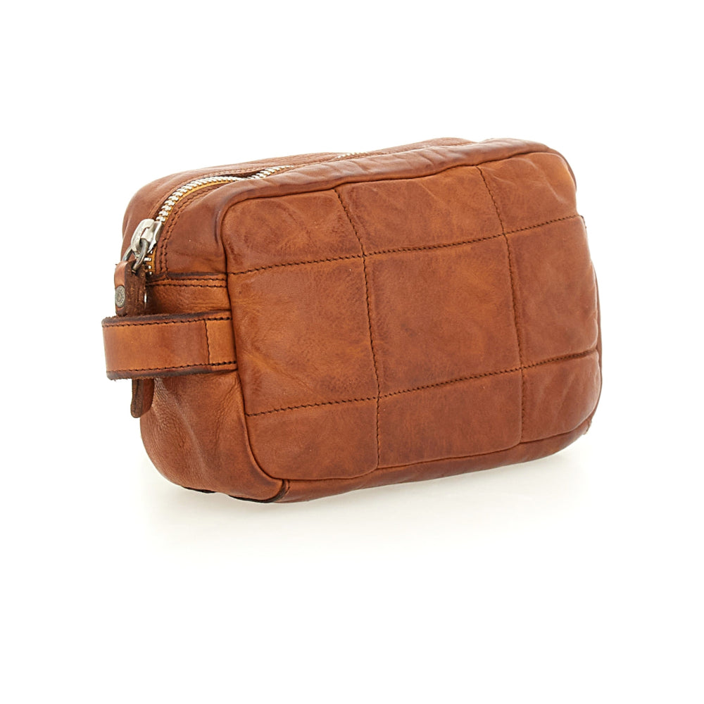 Campomaggi Quilt Leather Toiletry Bag image 1
