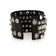 Campomaggi LIRI armband i  läder med nitar image 1