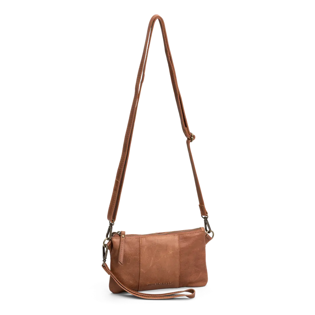 House of Nordic Clutch i Brunt Läder image 0