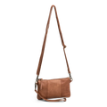 House of Nordic Clutch i Brunt Läder image 0