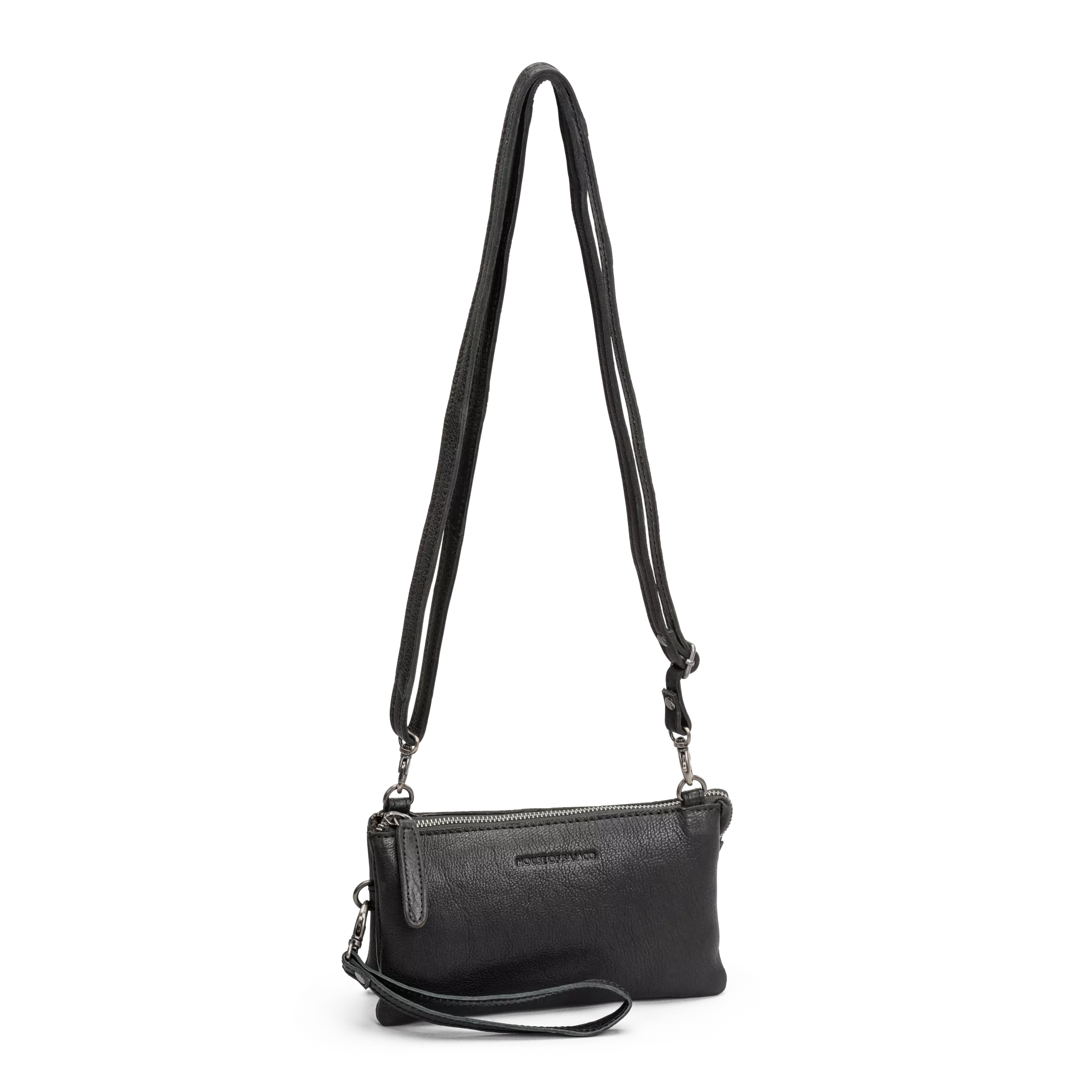 House of Nordic Clutch väska i Brunt skinn image 1