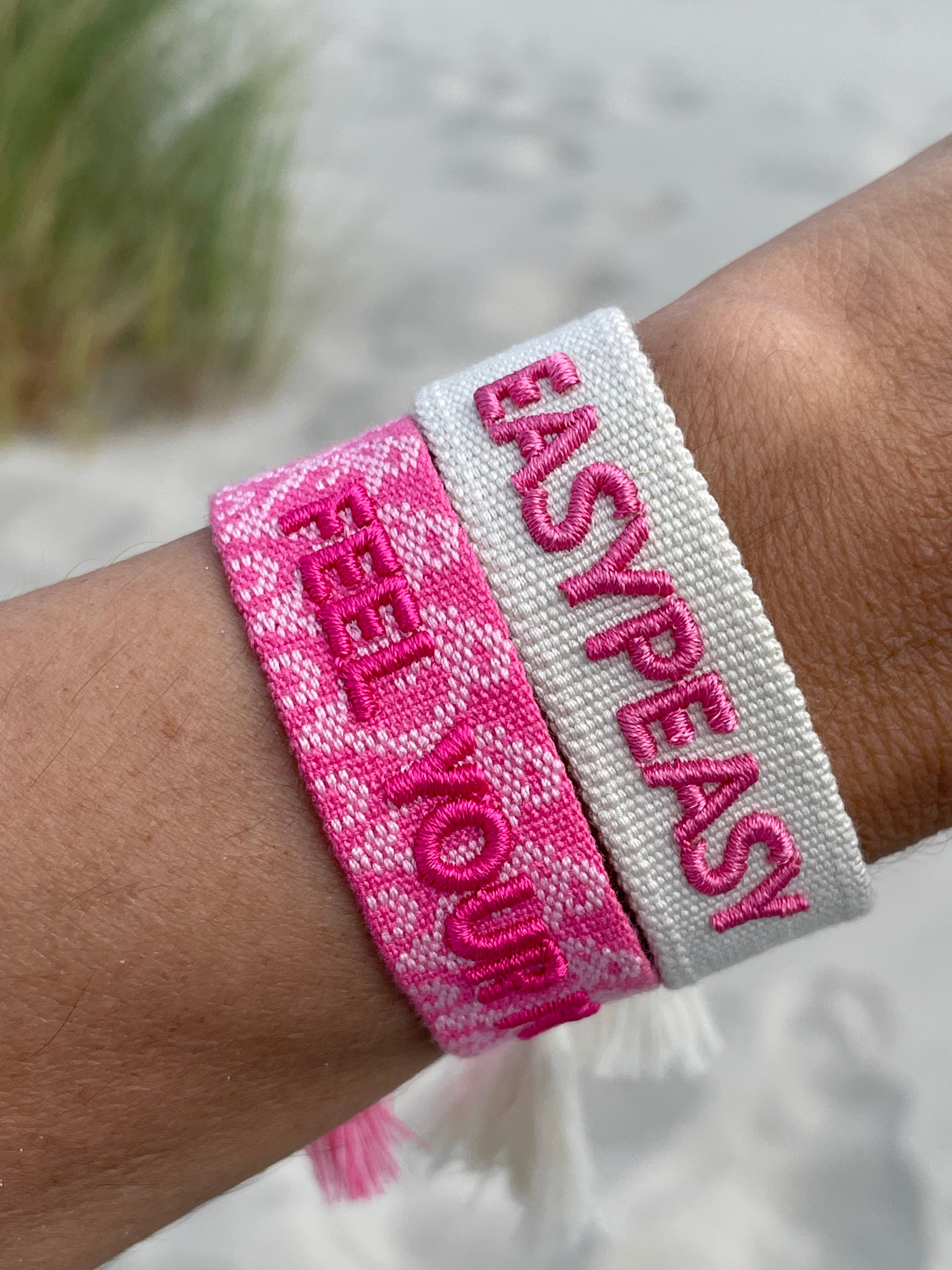 EASYPEASY uttalande armband vävt, broderat image 1