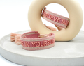 BELIEVE IN YOURSELF uttalande armband vävt, broderat image 0