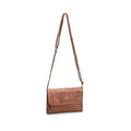House of Nordic Leather Flap Bag Small Brown image 0