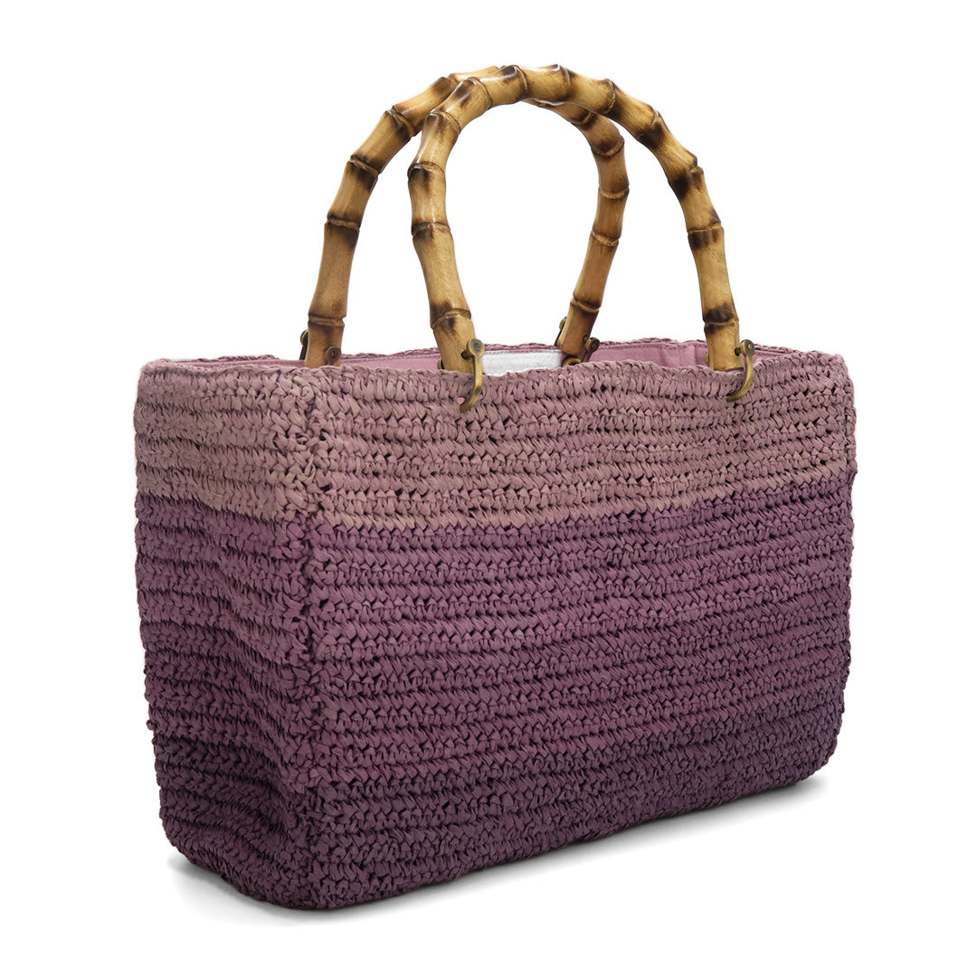 Luna Moon Mid Tote - Sunset Ashram - Dusty Pink image 1