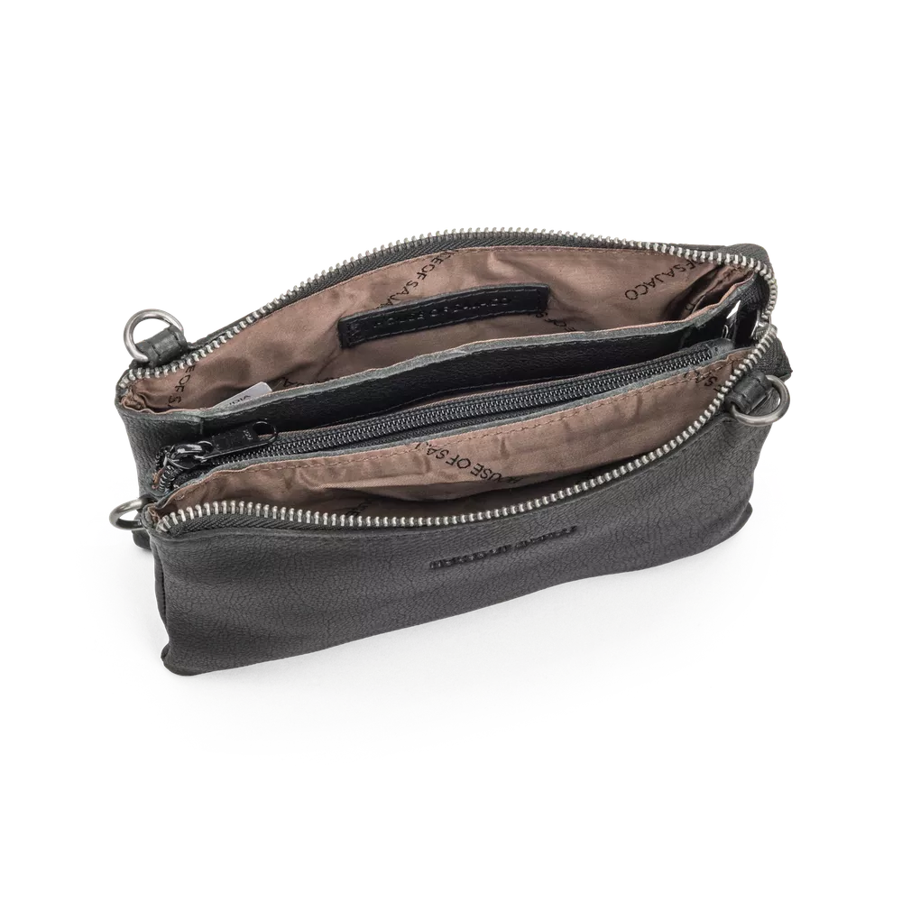 House of Nordic Clutch väska i Brunt skinn image 2
