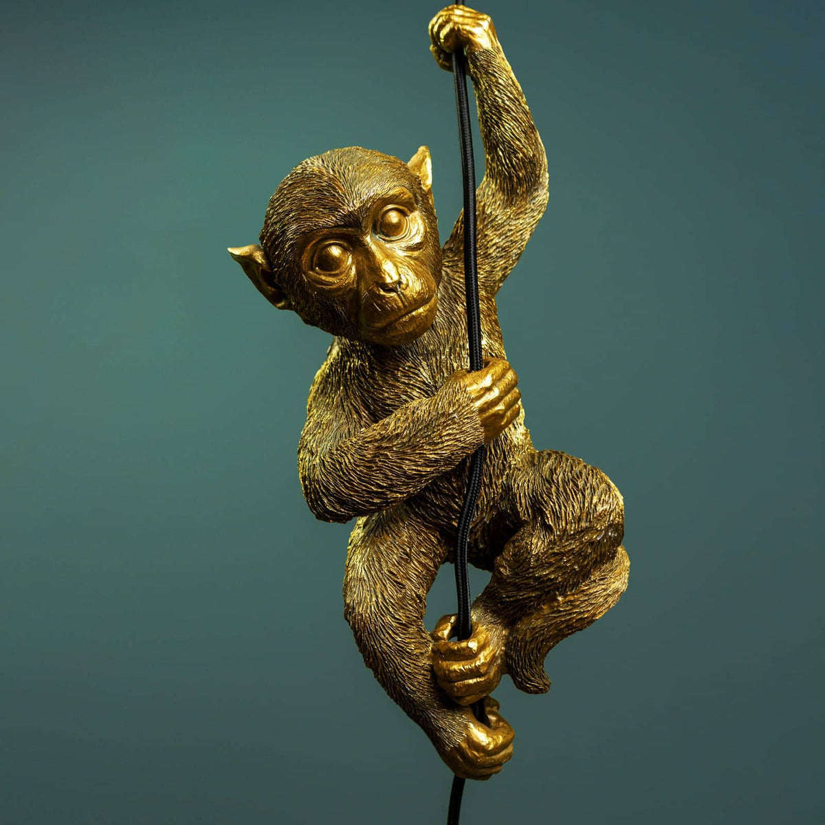 Monkey Lamp Hand Gold image 1