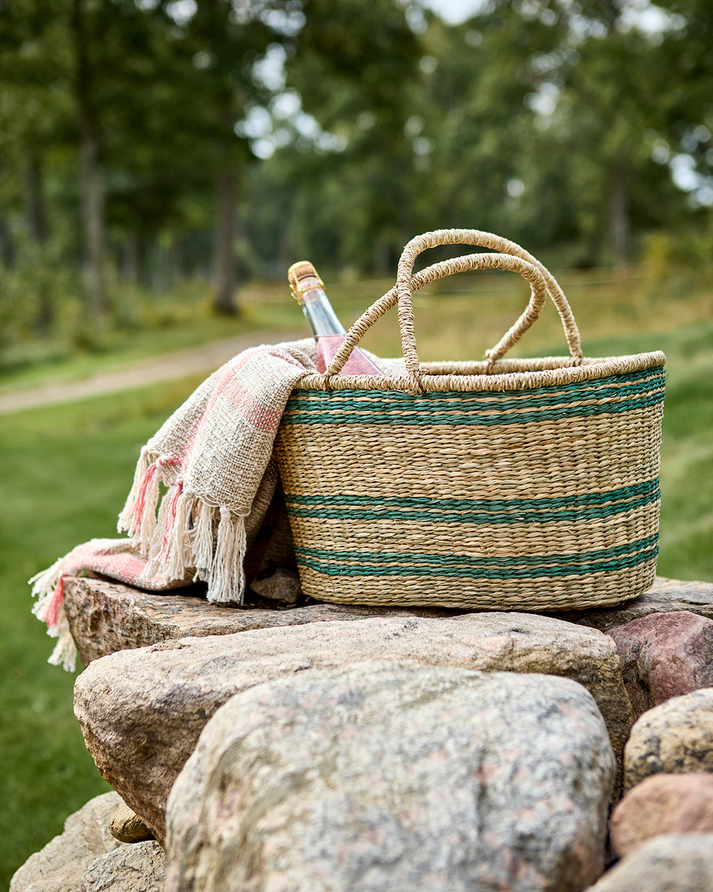 Affari of Sweden COLLECT Picknick‑Väska Grön/natur image 1