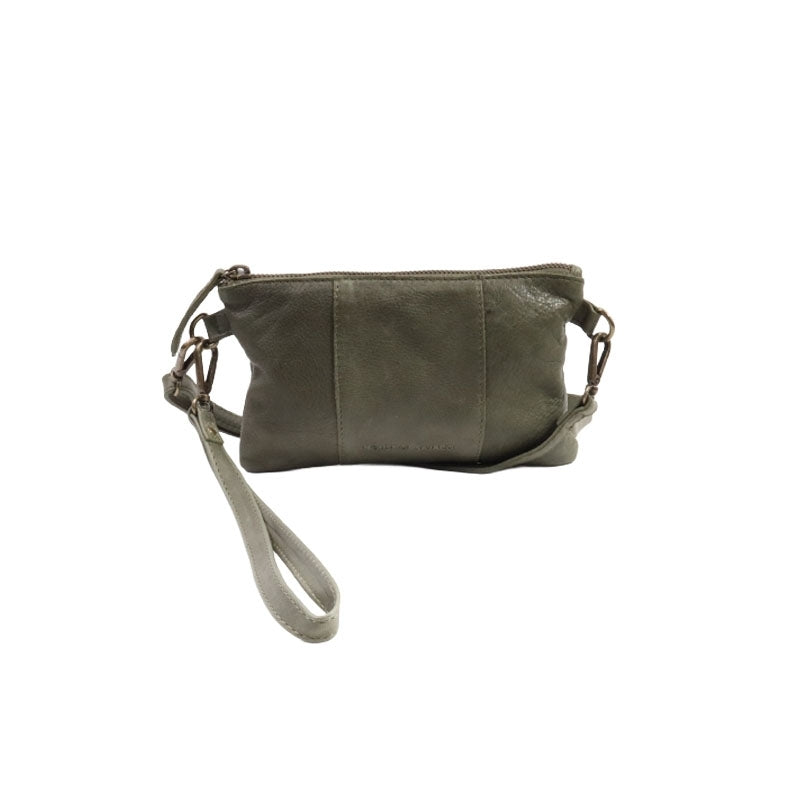 House of Nordic Clutch i Grönt Läder image 0