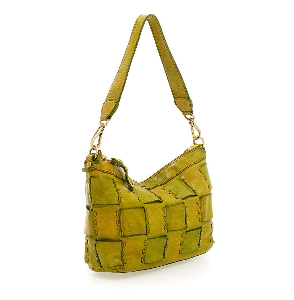 Campomaggi EDERA crossbody, Citronfärgat läder image 1