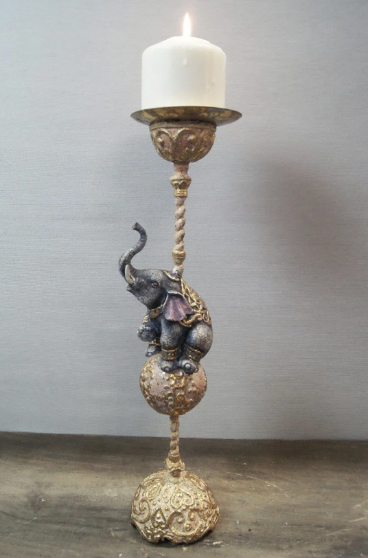 Elephant on ball CH antique image 0