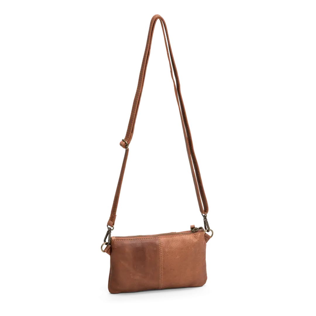 House of Nordic Clutch i Brunt Läder image 1