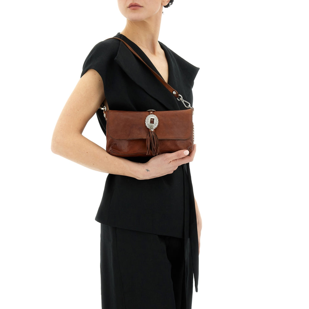 Campomaggi Artemisia Clutch Bag Cognac