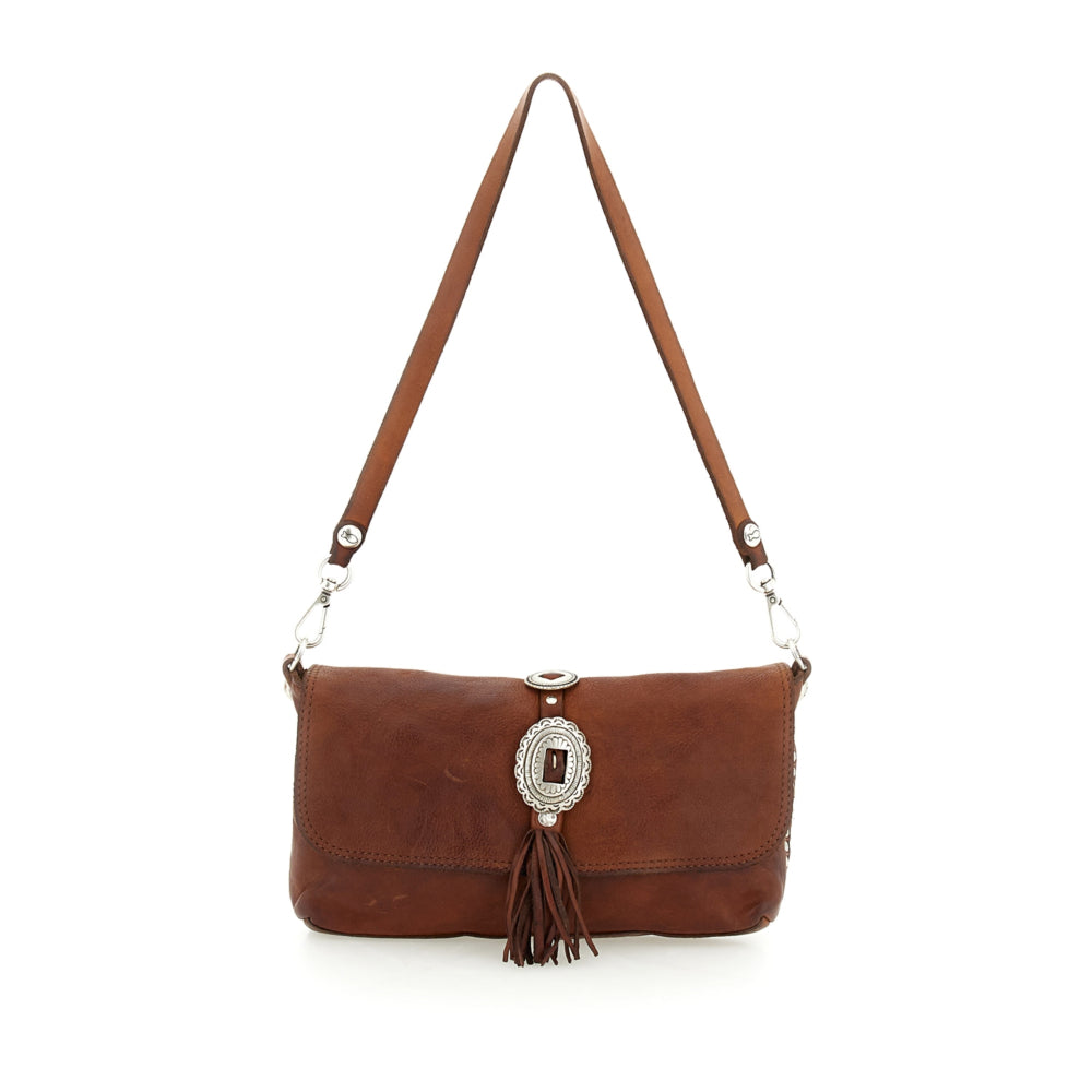 Campomaggi Artemisia Clutch Bag Cognac