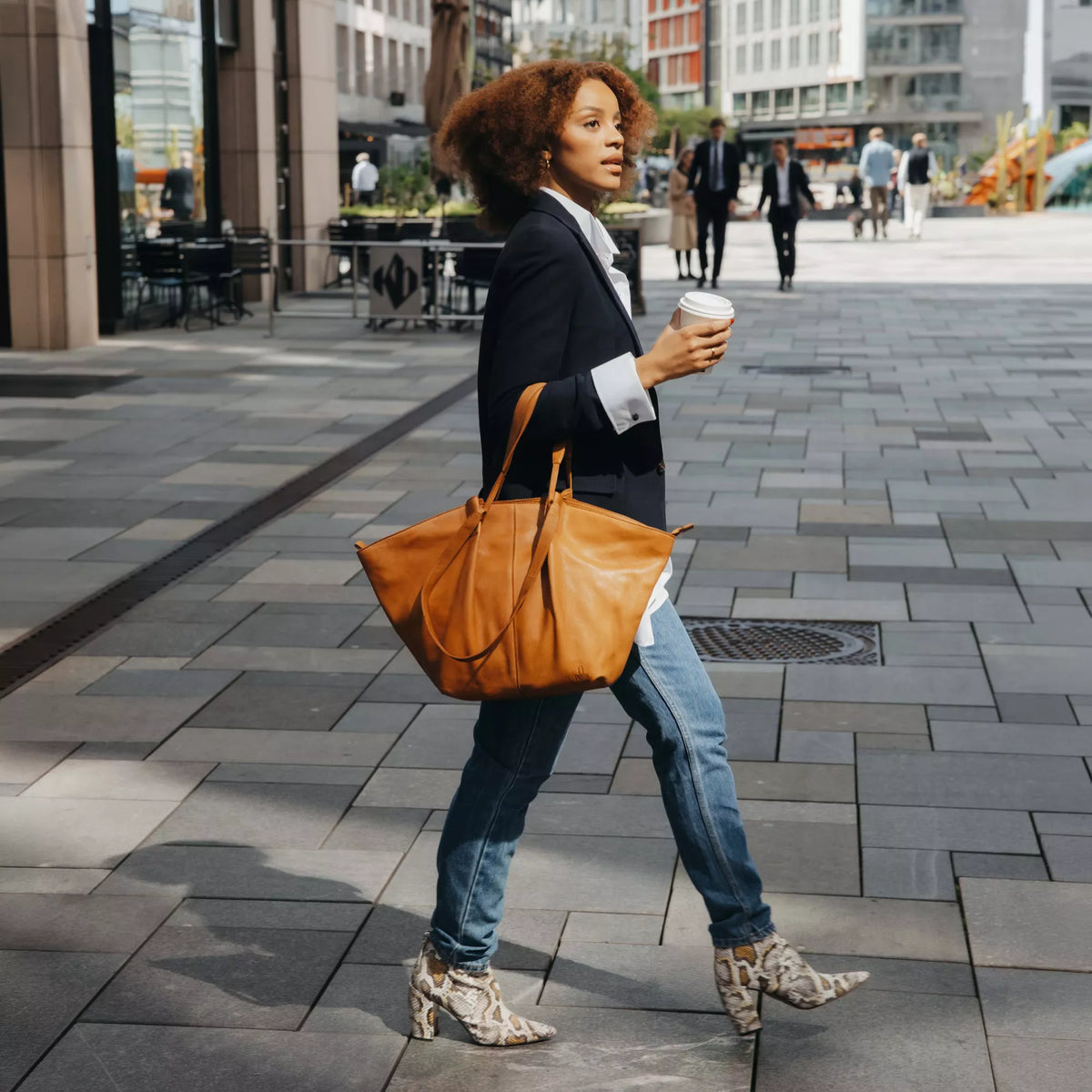 Tote Bag Chic Boho i Skinn