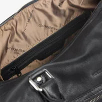 House of Nordic Weekendbag i svart läder – alternativ produktvy 4