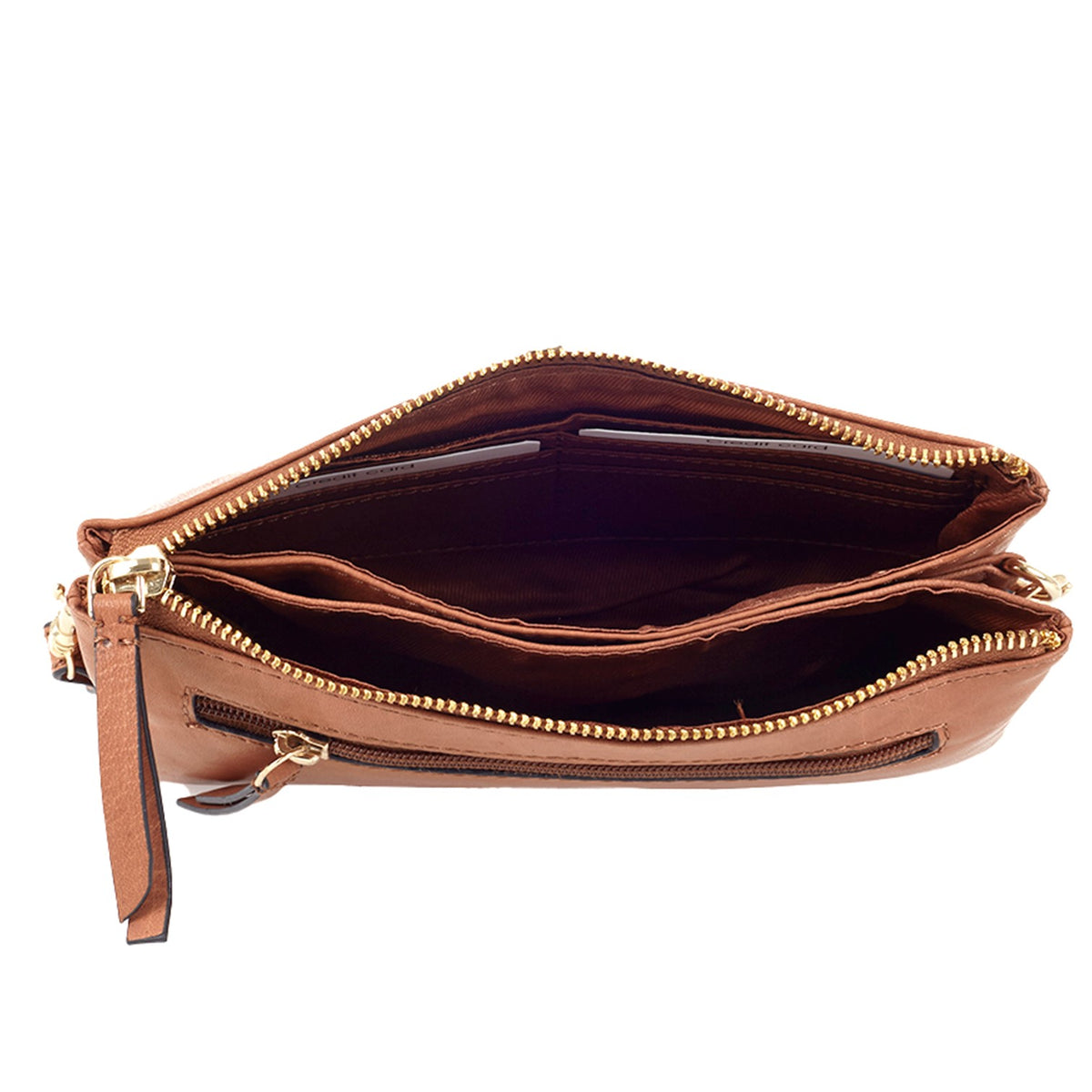 Ulrika Design liten axelväska, cognac image 3