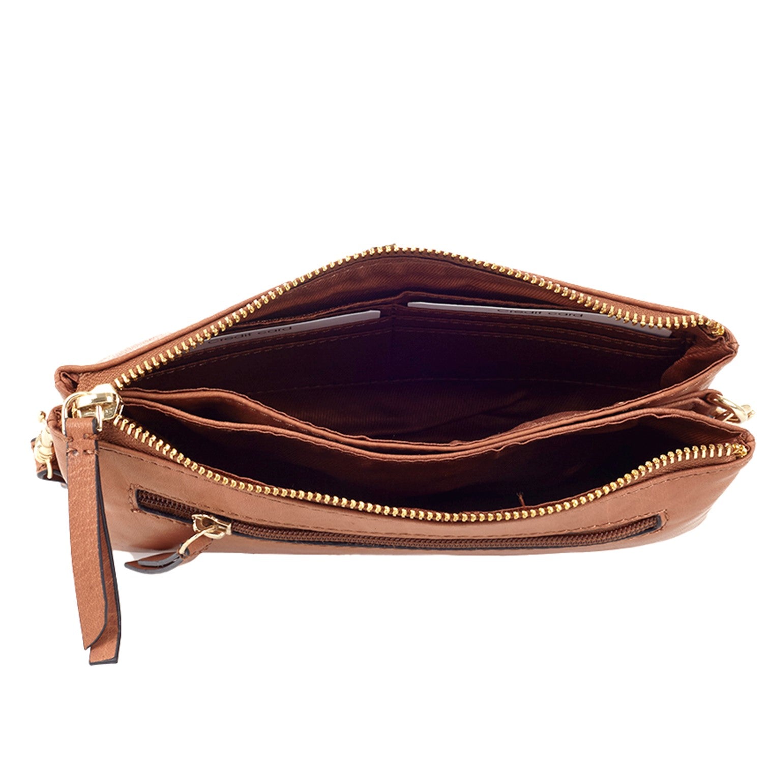 Ulrika Design liten axelväska, cognac image 3