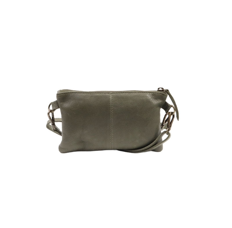 House of Nordic Clutch i Grönt Läder image 1