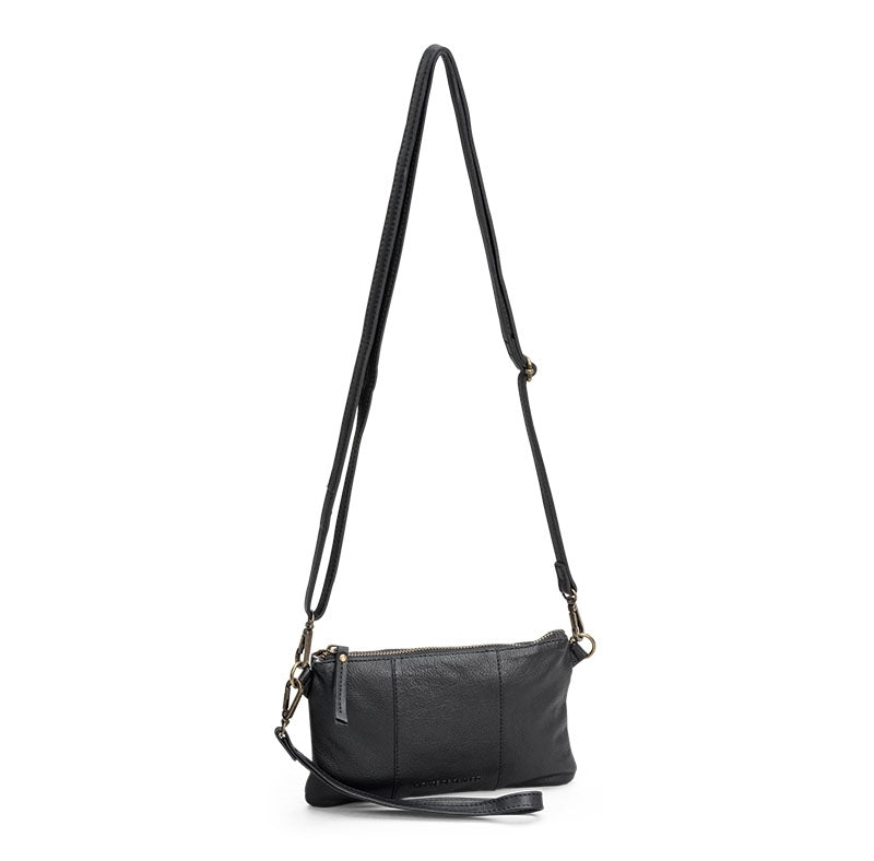 House of Nordic Clutch i Svart Läder image 0