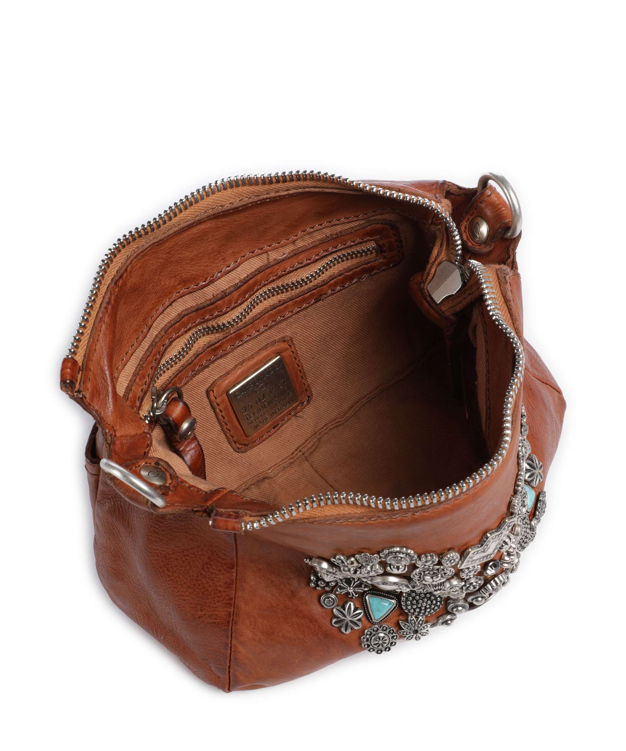 Campomaggi Crossbody-väska "TILDE" i Cognac image 4