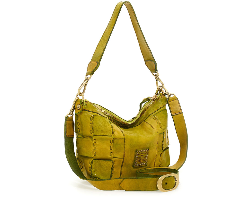 Campomaggi EDERA crossbody, Citronfärgat läder image 2