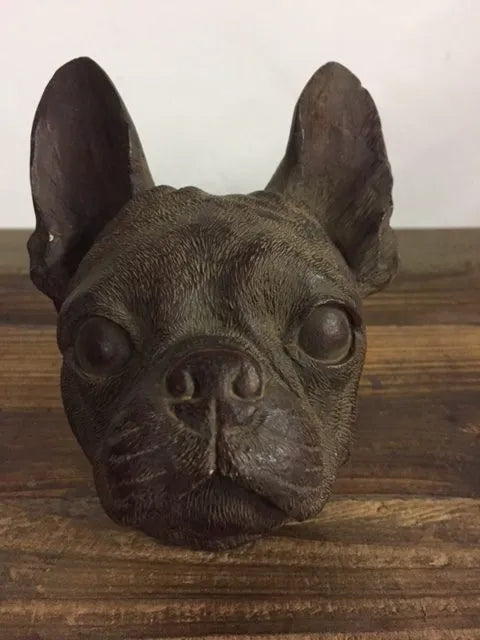 Filipiniana Dog Head Wood Finish image 0