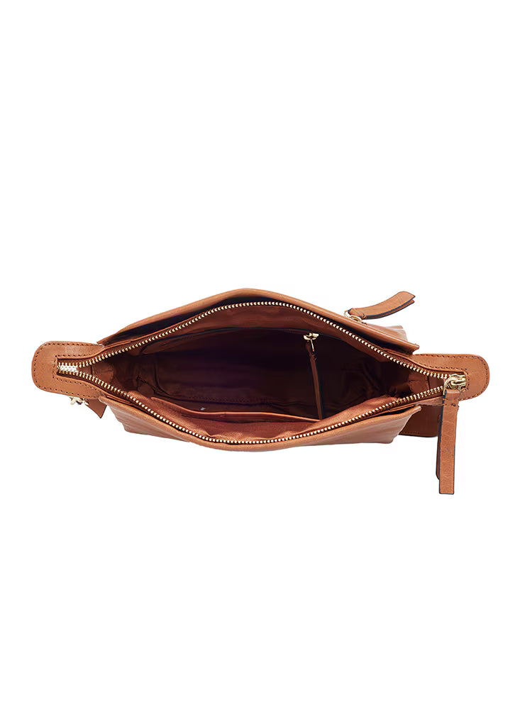 Ulrika Design Axelremsväska Cognac image 2
