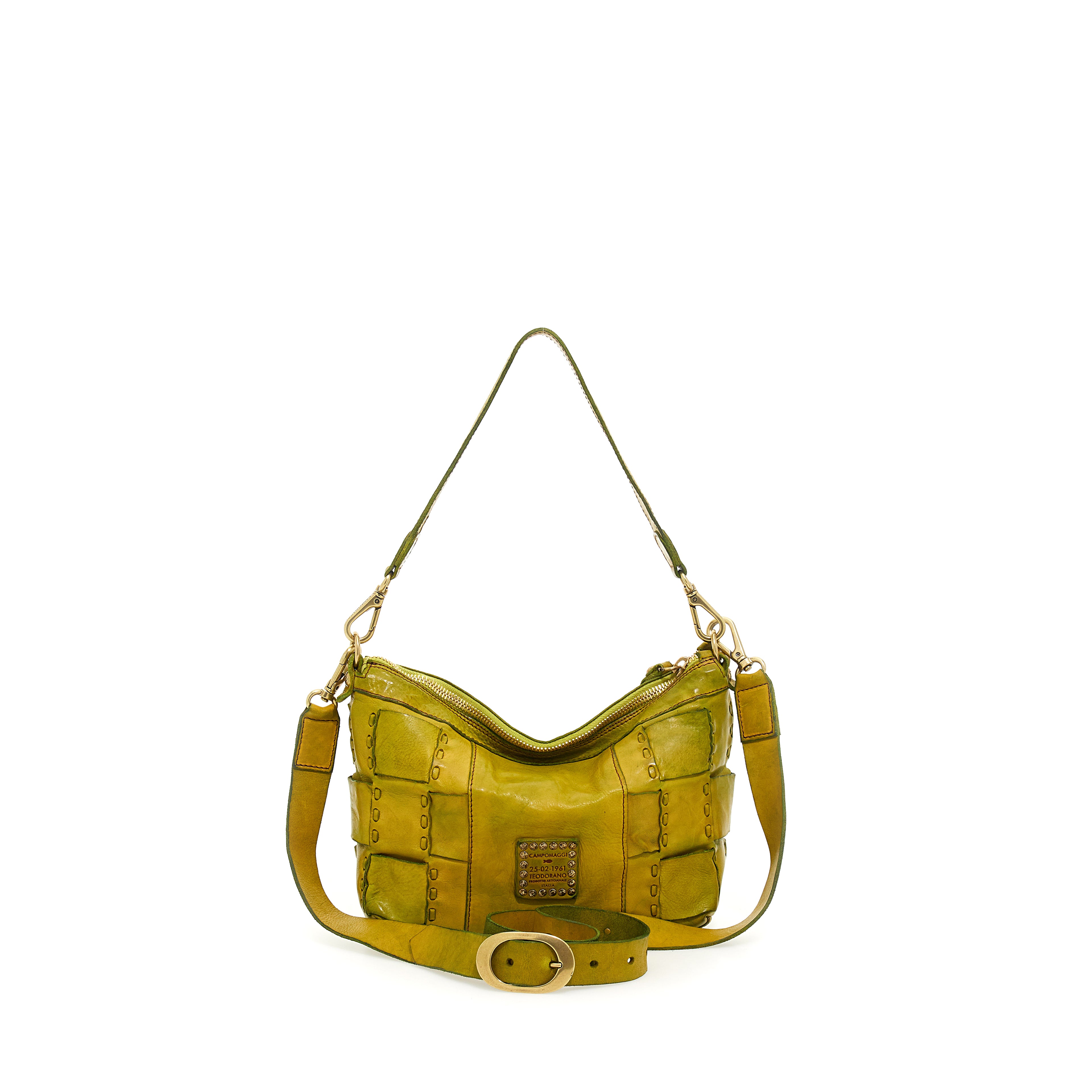Campomaggi EDERA crossbody, Citronfärgat läder image 3